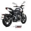 1111202-1-800Wx800H MIVV Delta Race Full Exhaust System Steel Black/Carbon - Triumph Trident 660