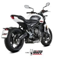 1111202-1-800Wx800H MIVV Delta Race Full Exhaust System Steel Black/Carbon - Triumph Trident 660