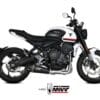 1111202-2-800Wx800H MIVV Delta Race Full Exhaust System Steel Black/Carbon - Triumph Trident 660