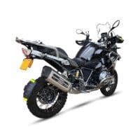 1111264-3-800Wx800H IXIL MXT Silencer Stainless Steel / Aluminium Black - BMW R1200GS - EB5095SS