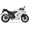 1111292-2-800Wx800H IXIL Hexoval Xtrem Silencer Stainless Steel / Aluminium Black - Kawasaki Ninja 250R - OK7034VSE