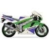 1111298-2-800Wx800H IXIL Hexoval Xtrem Silencer Stainless Steel / Aluminium Black - Kawasaki ZX750R - OK7063VSE