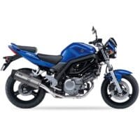 1111310-2-800Wx800H IXIL Hexoval Xtrem Silencer Stainless Steel / Aluminium Black - Suzuki SV650/S - OS8254VSE