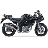 1111311-2-800Wx800H IXIL Hexoval Xtrem Silencer Stainless Steel / Aluminium Black - Suzuki SV650S - OS8056VSE