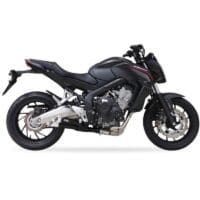 1111367-2-800Wx800H IXIL Hyperlow Full Exhaust System Stainless Steel Black / Aluminium Polished - Honda CB650F - XH6356XB