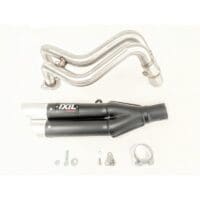 1111380-3-800Wx800H IXIL Hyperlow Full Exhaust System Stainless Steel Black / Aluminium Polished - Yamaha MT-07 - XY9362XB