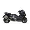 1111384-3-800Wx800H IXIL Dual Hyperlow XXL L5X Full Exhaust System Polished Stainless Steel - Kymco AK 550 - XK0350XS