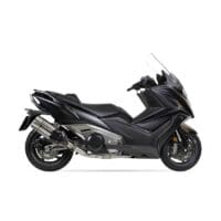 1111384-3-800Wx800H IXIL Dual Hyperlow XXL L5X Full Exhaust System Polished Stainless Steel - Kymco AK 550 - XK0350XS
