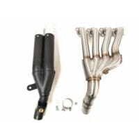 1111392-4-800Wx800H IXIL Hyperlow Full Exhaust System Stainless Steel Black / Aluminium Polished - Honda CB650R - XH6342XB