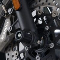 R&G RACING Fork Protectors - Black Triumph Speed Twin 1200