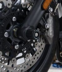 R&G RACING Fork Protectors - Black Triumph Speed Twin 1200