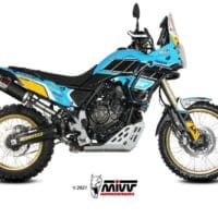 1113738002-1-800Wx800H MIVV Dakar Slip-On Muffler Black Stainless Steel - Yamaha Ténéré 700 19-22