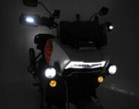 1113820-3-800Wx800H DENALI Upper Driving Light Mount Bracket - Harley-Davidson Pan America 1250