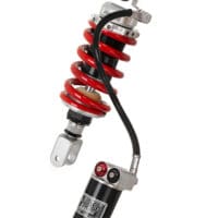 YSS Rear mono shock external reservoir on hose Gas Racing