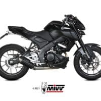 1116405-1-800Wx800H MIVV GP Pro Full Exhaust System Black Stainless Steel - Yamaha MT 125