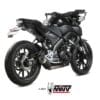 1116405-2-800Wx800H MIVV GP Pro Full Exhaust System Black Stainless Steel - Yamaha MT 125