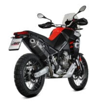 1116608-2-800Wx800H MIVV Speed Edge Slip-On Muffler Black Stainless Steel - Aprilia Tuareg 660
