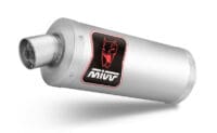 1116609-4-800Wx800H MIVV Dakar Slip-On Muffler Stainless Steel - Aprilia Tuareg 660