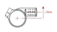 LIGHTECH Clip-On Clamps Offset 20mm Ø41