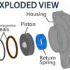 1118757-2-800Wx800H REKLUSE Slave Cylinder Hydraulic Clutch - Sherco
