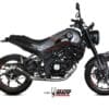 MIVV X-M1 Silencer complete - Benelli Leoncino 125