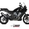 1119319001-2-800Wx800H MIVV Speed Edge Slip-On Muffler Black Stainless Steel/Carbon End-Cap - Harley Davidson Pan America