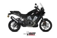 1119319001-2-800Wx800H MIVV Speed Edge Slip-On Muffler Black Stainless Steel/Carbon End-Cap - Harley Davidson Pan America