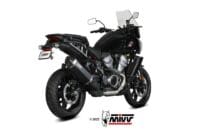 1119319001-3-800Wx800H MIVV Speed Edge Slip-On Muffler Black Stainless Steel/Carbon End-Cap - Harley Davidson Pan America