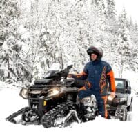 KIMPEX trackset Commander WS4 Yamaha Kodiak 700