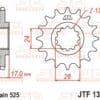 JT SPROCKETS Staal geluidsarm voortandwiel 1371 - 525