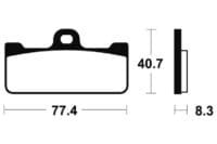 800Wx800H-1022580-1 TECNIUM Racing Remblokken - MCR195 Gesinterd metaal Carbon
