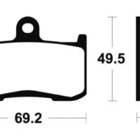 800Wx800H-1022588-1 TECNIUM Racing Remblokken - MCR282 Gesinterd metaal Carbon