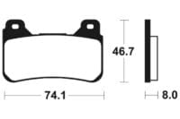 800Wx800H-1022593-1 TECNIUM Racing Remblokken - MCR309 Gesinterd metaal Carbon