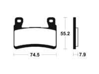 800Wx800H-1022603-1 TECNIUM Racing Remblokken - MCR394 Gesinterd metaal Carbon