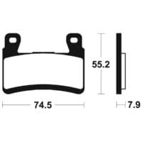 800Wx800H-1022603-1 TECNIUM Racing Remblokken - MCR394 Gesinterd metaal Carbon