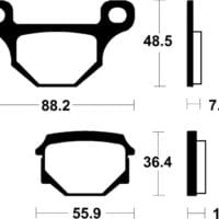 800Wx800H-1022712-1 TECNIUM Scooter Remblokken - ME85 Organisch