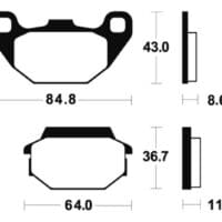 800Wx800H-1022861-1 TECNIUM MX/ATV Remblokken - MO249 Gesinterd metaal