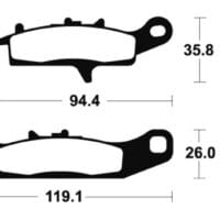 800Wx800H-1022879-1 TECNIUM MX/ATV Remblokken - MO301 Gesinterd metaal