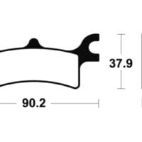 800Wx800H-1022934-1 TECNIUM MX/ATV Remblokken - MOA287 Gesinterd metaal