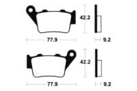 800Wx800H-1022953-1 TECNIUM Racing MX/ATV Remblokken - MOR175 Gesinterd metaal