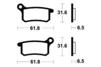 800Wx800H-1022973-1 TECNIUM Racing MX/ATV Remblokken - MOR283 Gesinterd metaal