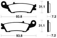800Wx800H-1022990-1 TECNIUM Racing MX/ATV Remblokken - MOR340 Gesinterd metaal