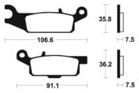 800Wx800H-1022993-1 TECNIUM Racing MX/ATV Remblokken - MOR349 Gesinterd metaal