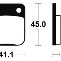 800Wx800H-1022997-1 TECNIUM Racing MX/ATV Remblokken - MOR36 Gesinterd metaal