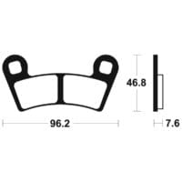 800Wx800H-1023006-1 TECNIUM Racing MX/ATV Remblokken - MOR398 Gesinterd metaal