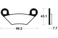 800Wx800H-1023007-1 TECNIUM Racing MX/ATV Remblokken - MOR399 Gesinterd metaal