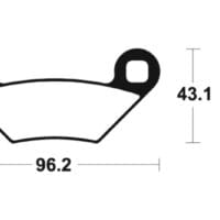 800Wx800H-1023007-1 TECNIUM Racing MX/ATV Remblokken - MOR399 Gesinterd metaal