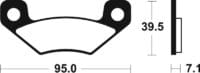 800Wx800H-1023011-1 TECNIUM Racing MX/ATV Remblokken - MOR408 Gesinterd metaal