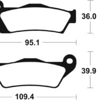 800Wx800H-1023012-1 TECNIUM Racing MX/ATV Remblokken - MOR410 Gesinterd metaal