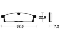 800Wx800H-1023029-1 TECNIUM Racing MX/ATV Remblokken - MOR89 Gesinterd metaal